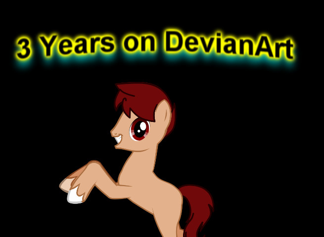 Me and Brave are 3 Years on DevianArt ^^