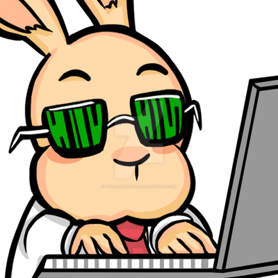 Hacker Rabbit by Himesama1997 on DeviantArt