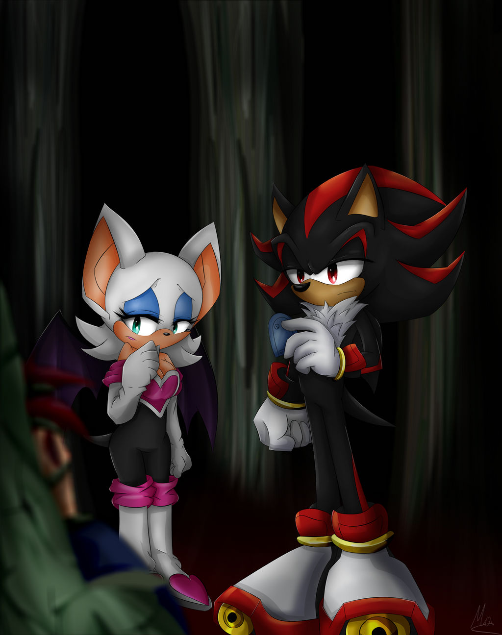 Shadow Rouge Wolf | Redraw | Sonic X - Shadow and Rouge by MichaellaArts609 on DeviantArt