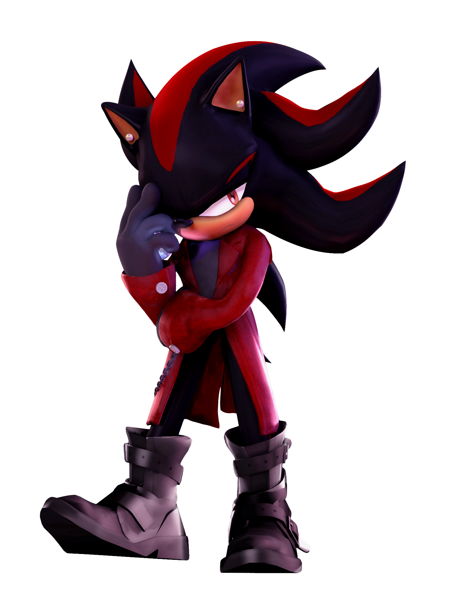 Shadow the Hedgehog Render, Deluding Moonlight AU by MichaellaArts609 ...
