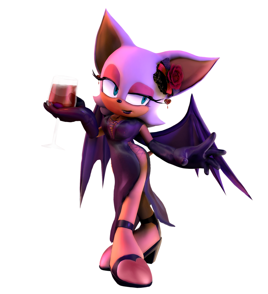 Moonlight Window Bat Rouge the Bat Render, Deluding Moonlight AU by MichaellaArts609 on ...