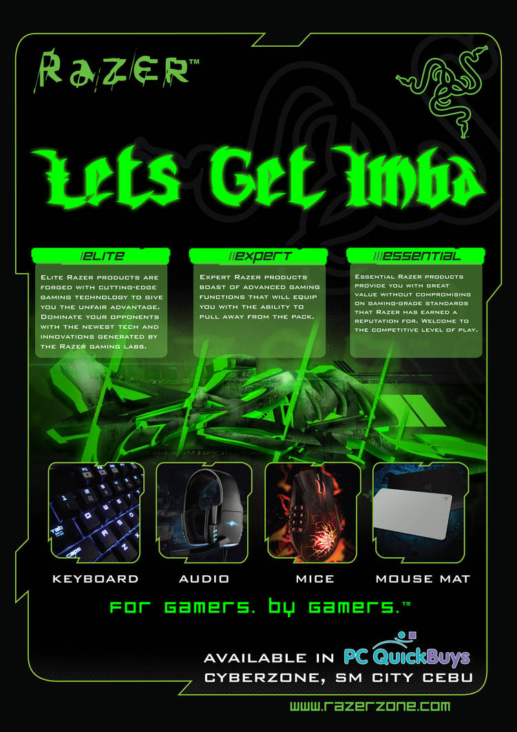 another razer poster by gapnod on DeviantArt