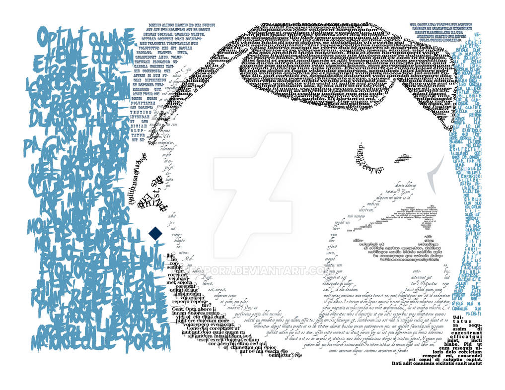 Typeface Portrait by Reapor7 on DeviantArt