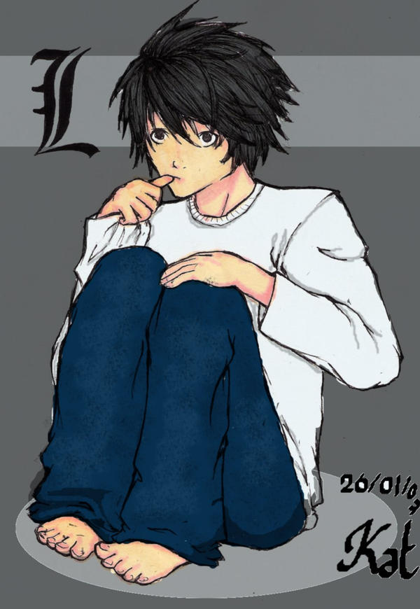 Deviantart La Note waaa L-Deathnote fanart by KuriosiT-kat on DeviantArt