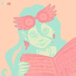 HP - Luna Lovegood (Palette Challenge) by Rory221B