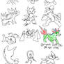 Left Handed Pokemon from Memory