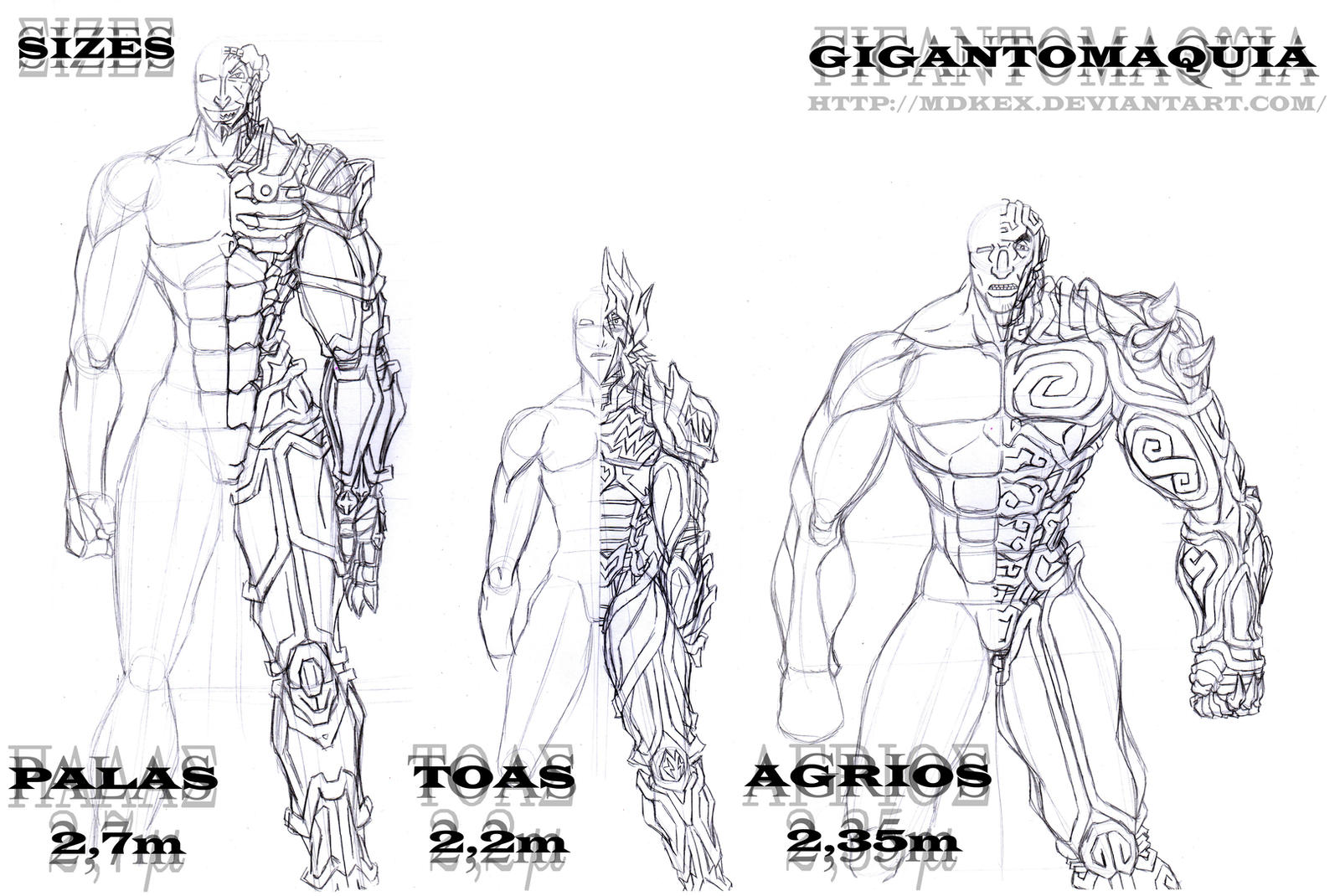 GIGANTOMAQUIA - GIGAS SIZES