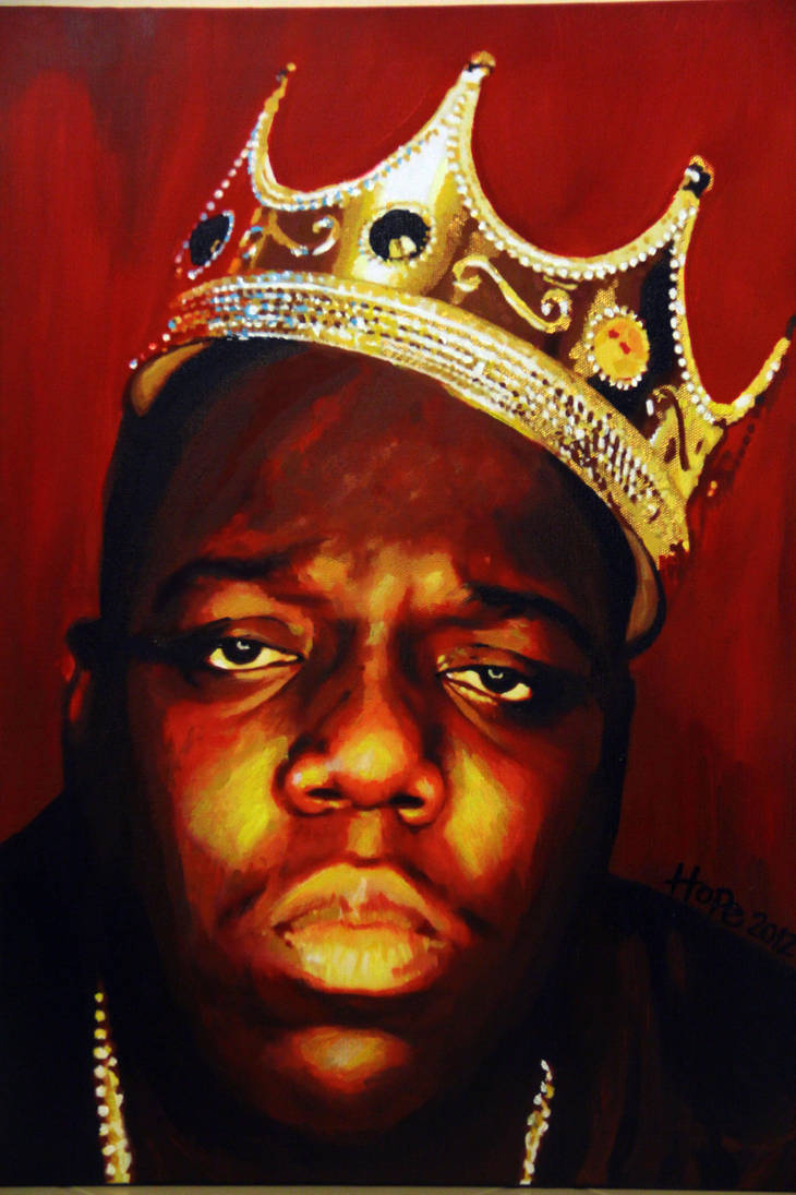 Biggie Smalls Notorious B.I.G Painting by HopeChahine on DeviantArt