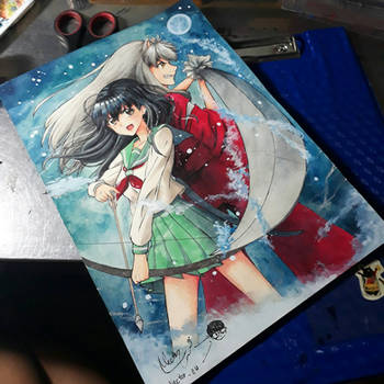 Fanart Kagome and Inuyasha