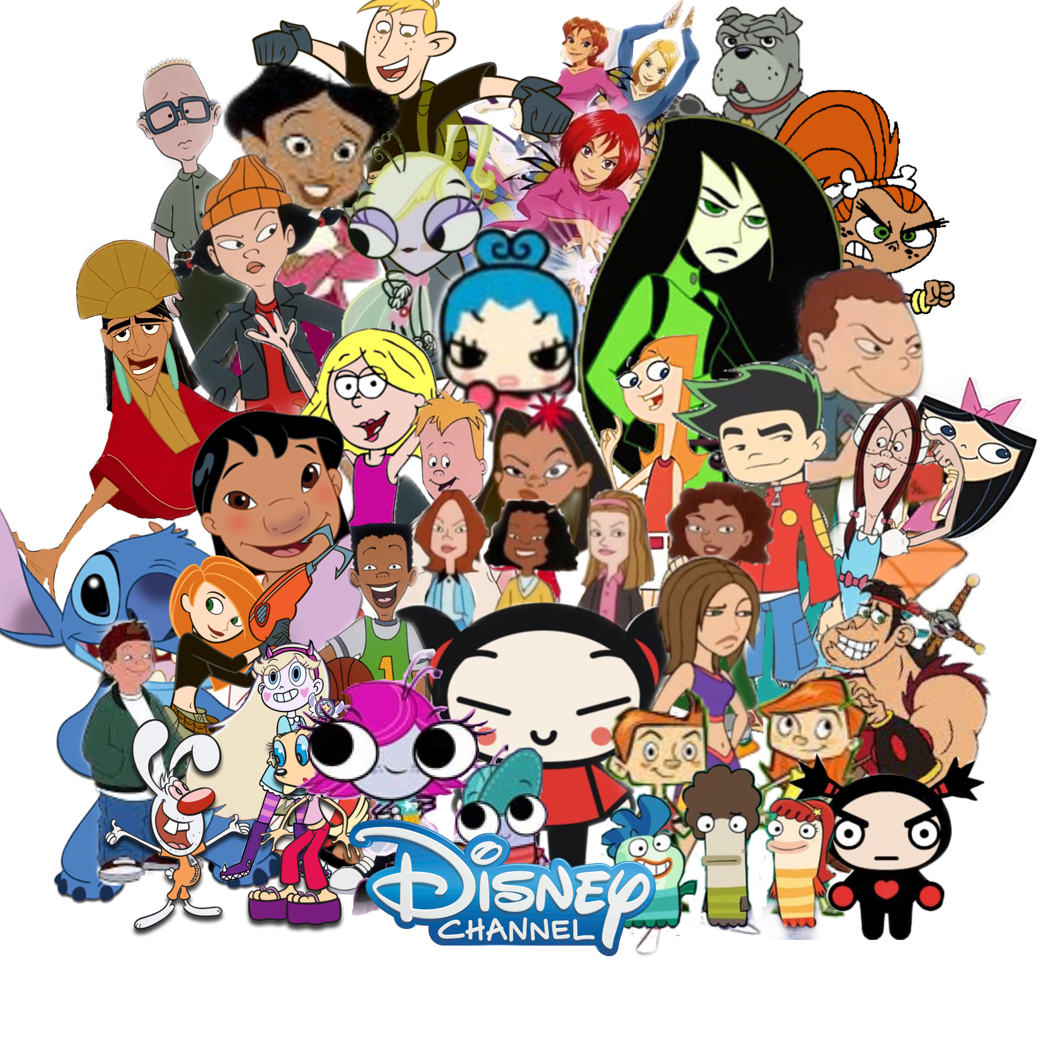 Disney Channel Cartoon Collage by pattops on DeviantArt Disney Channel Cartoon Collage by pattops on DeviantArt
