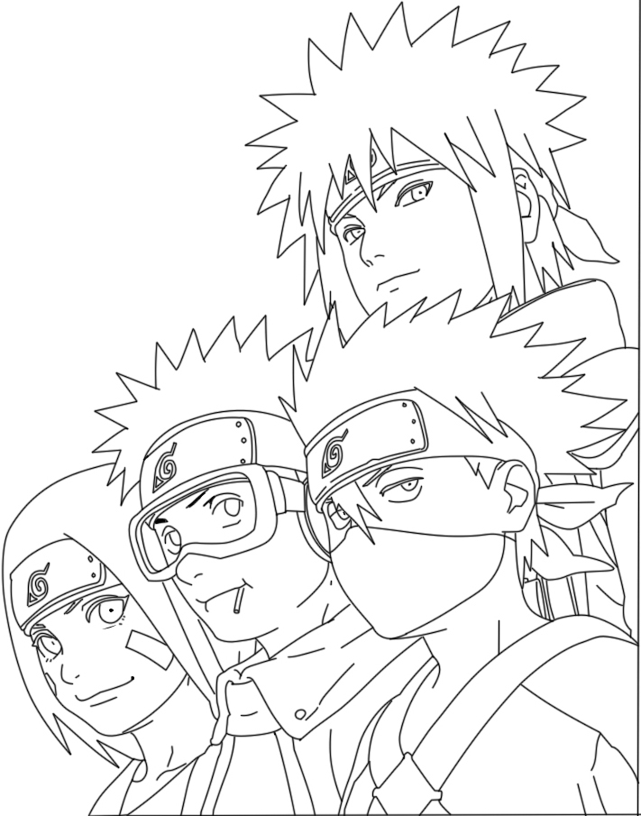 NARUTO oc akatsuki lineart:. by mariazinha-san on DeviantArt