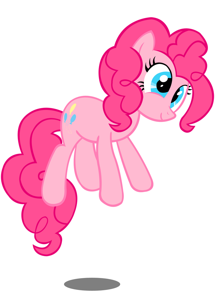 Pinkie Jump Vector by InternationalTCK