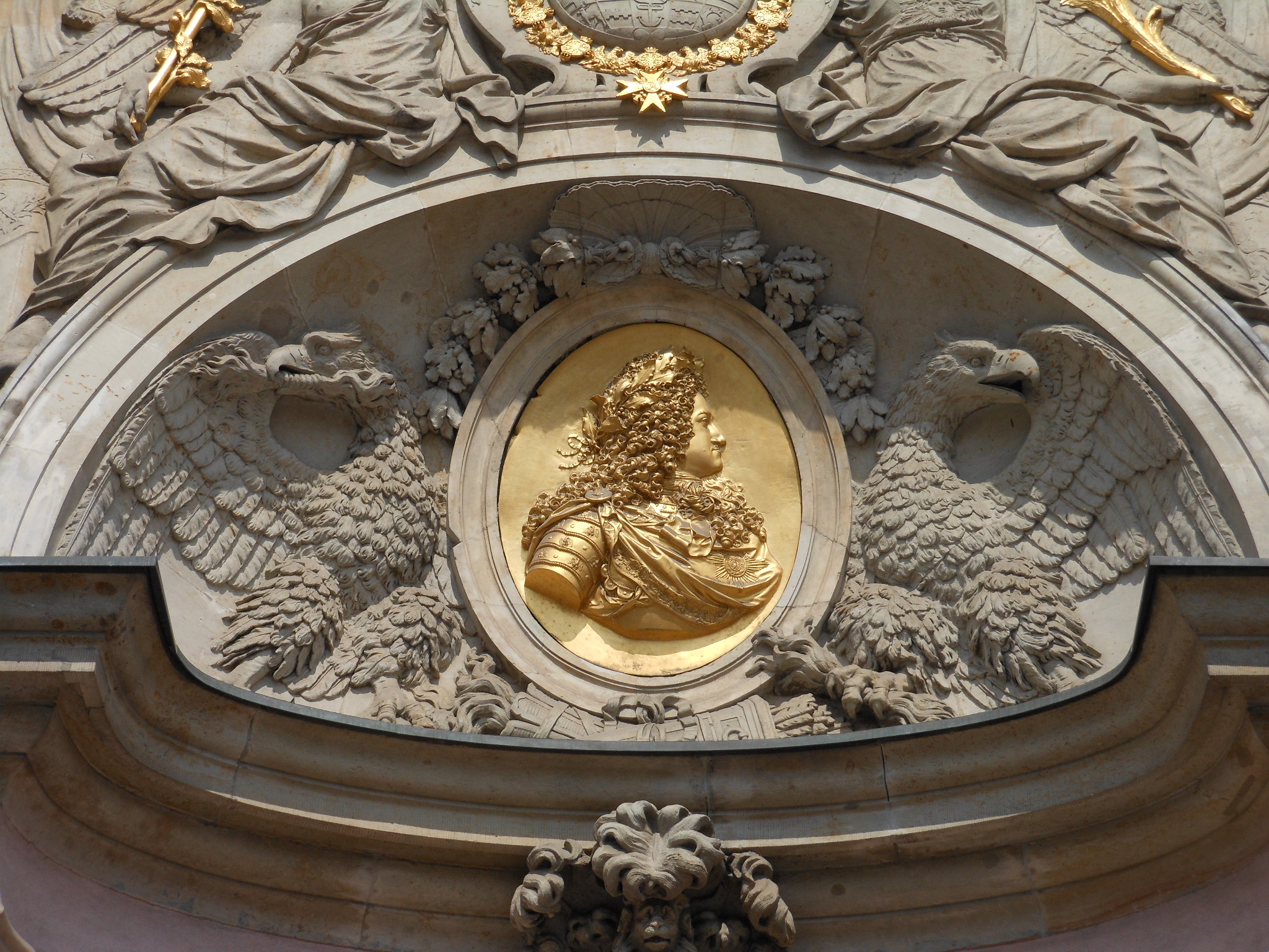 Top of Zeughaus front gate