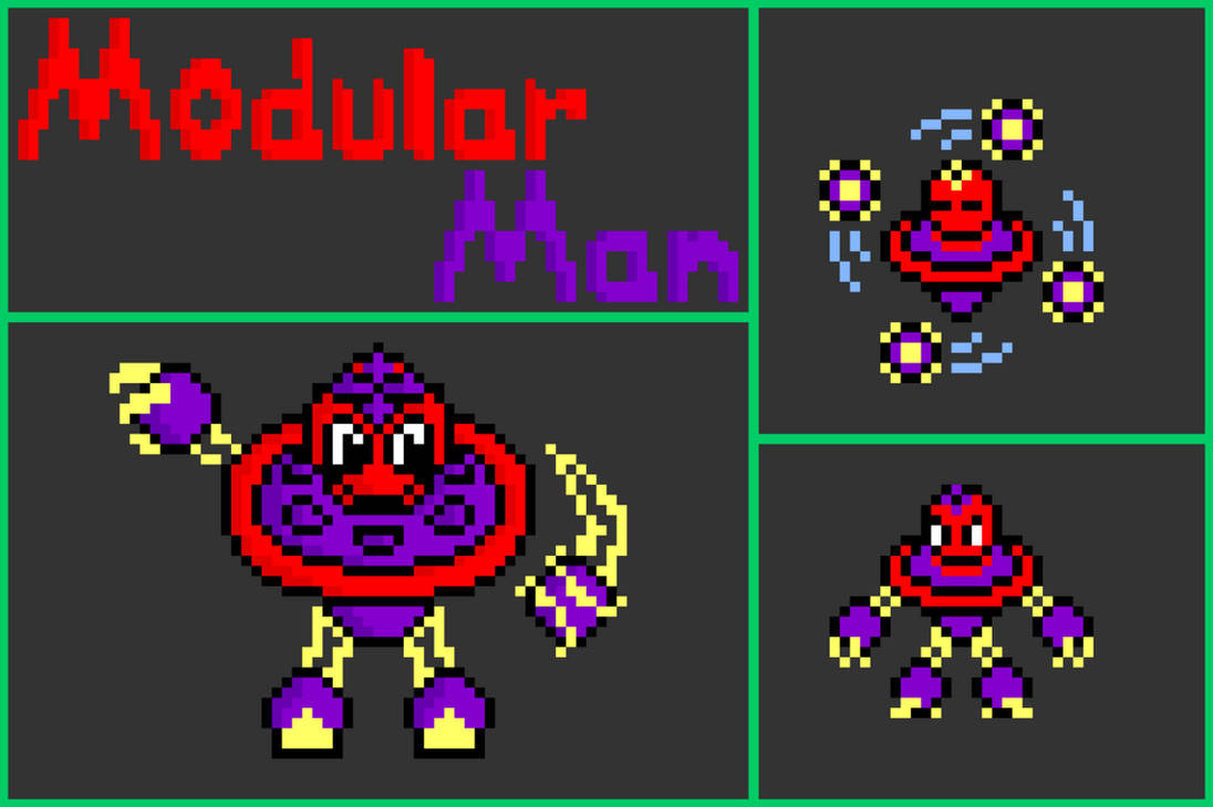 Custom Robot Master: Modular Man by TheKman100 on DeviantArt