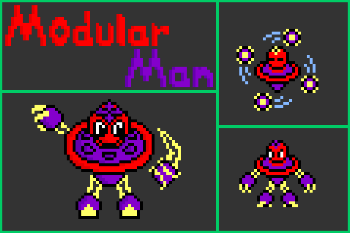 Custom Robot Master: Modular Man by TheKman100 on DeviantArt