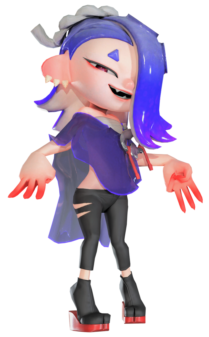 Splatoon Shiver R35 Shiver - Splatoon 3 (Render) UPDATED by kiminooku on DeviantArt