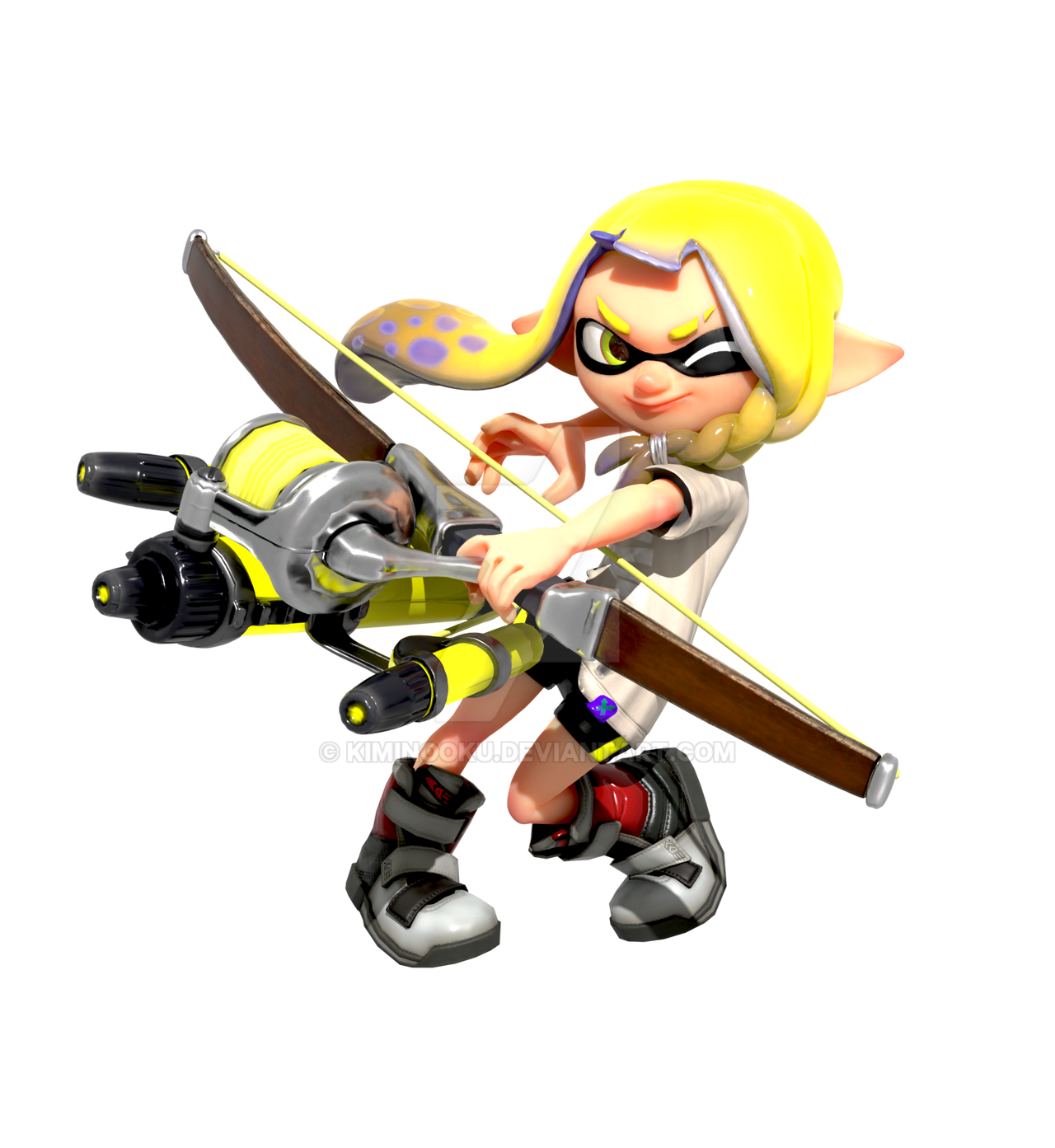 Agent 3 (Splatoon 3) - Render by kiminooku on DeviantArt