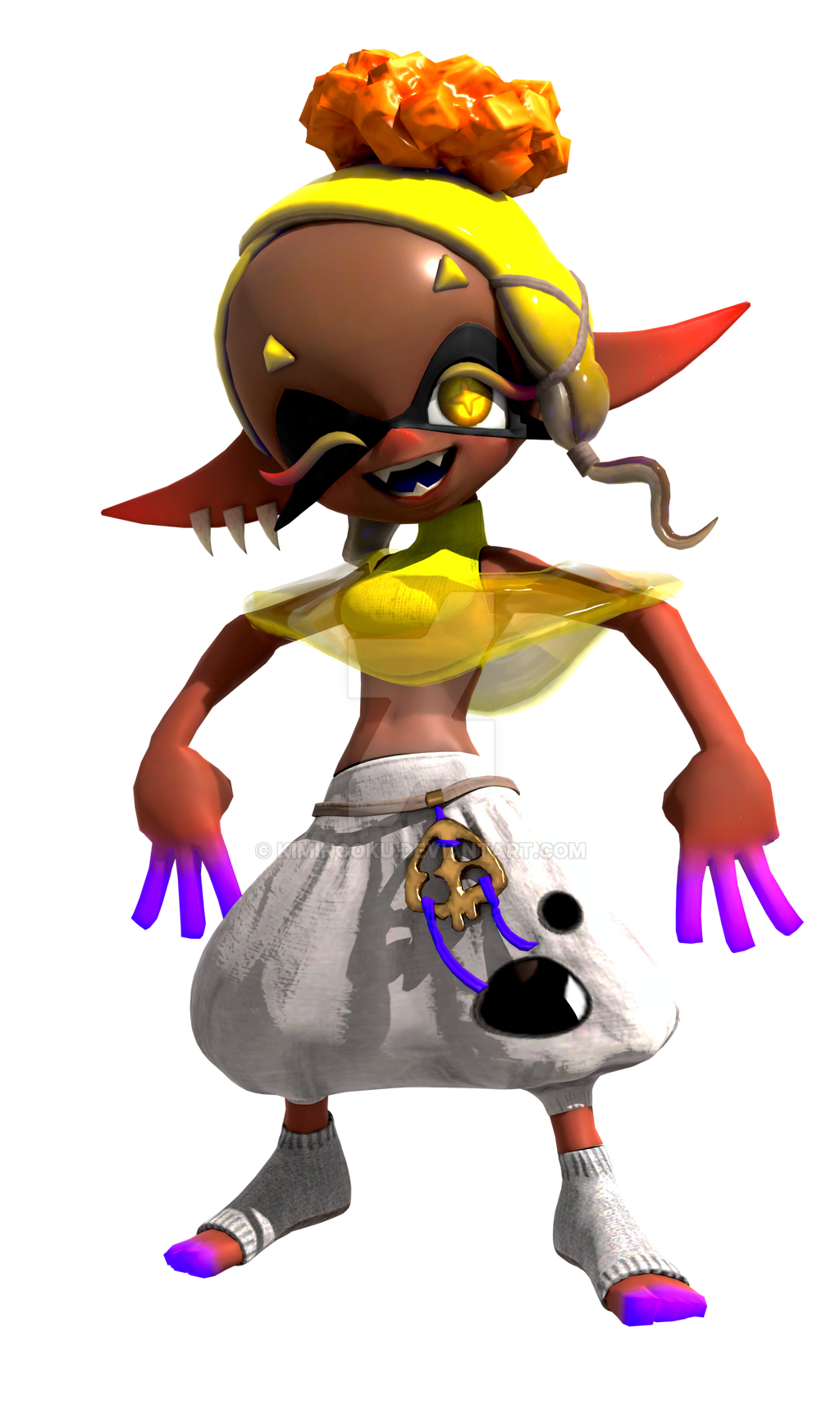 Frye (Splatoon 3) - Render -UPDATED- by kiminooku on DeviantArt