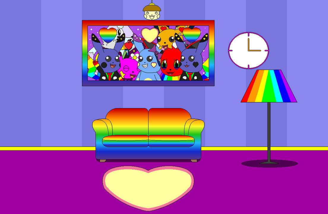 Wainbow Family Living Room by KoreyRiera on DeviantArt