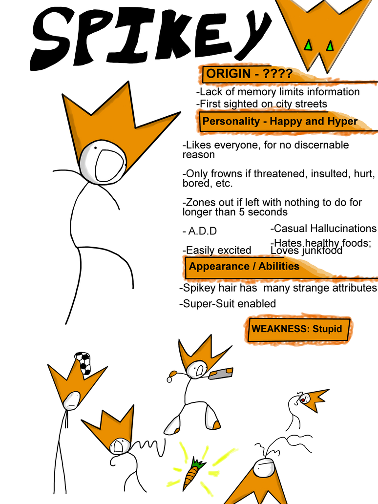 Spiky Mind Map Spikey Reference Sheet by Dony123 on DeviantArt