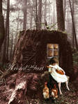 Tree House by night-surreal