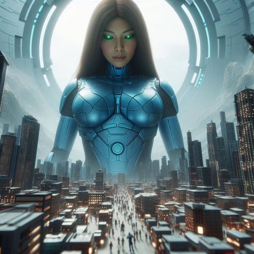 Giantess Android by GiantessAI221 on DeviantArt
