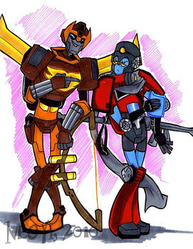 Rodimus and Perceptor