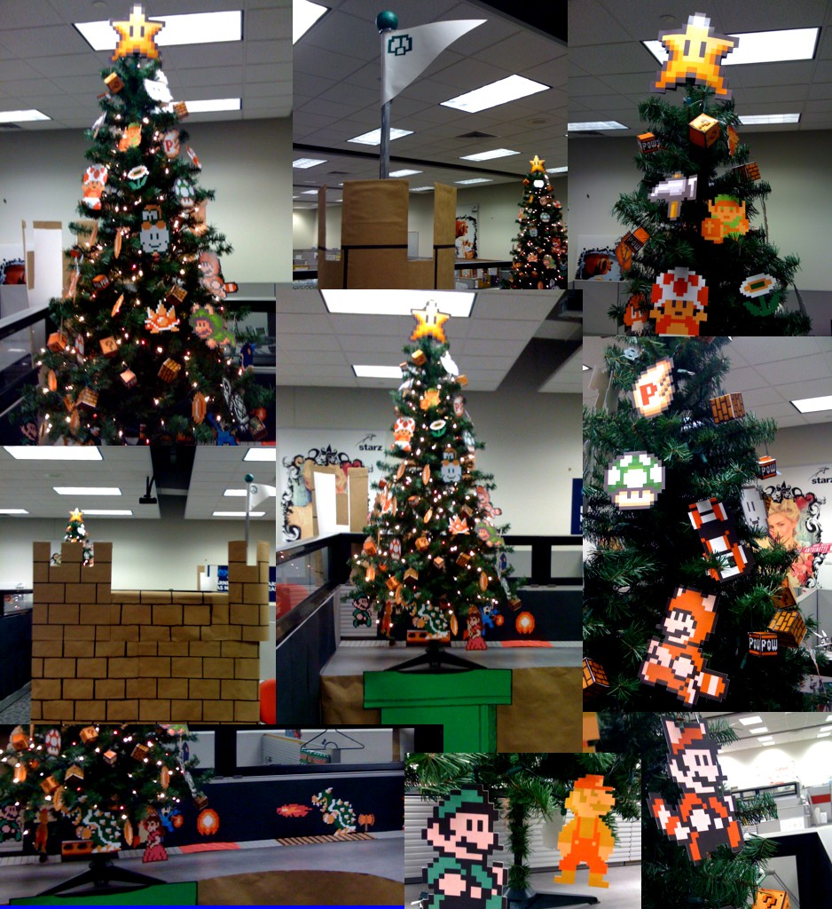 Mario Christmas Tree College