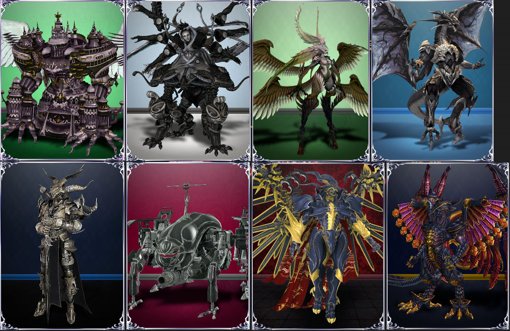 Final Fantasy Series 3D Models by Bost0n-KR33m on DeviantArt
