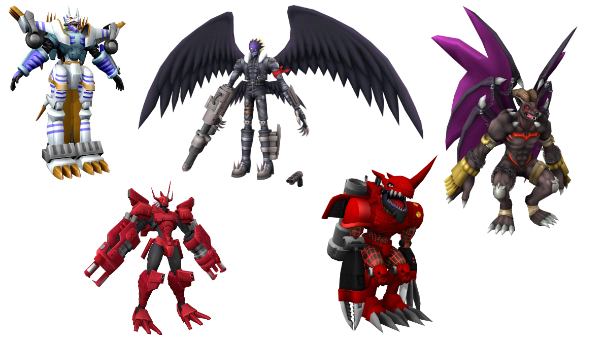 Reskin Digimon Digimon Rebirth 3D Models by Bost0n-KR33m on DeviantArt