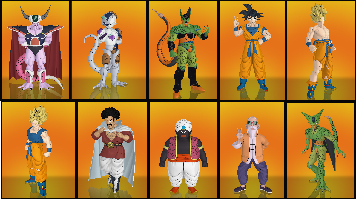 Dragon Ball Z Kakarot 3D Models by Bost0n-KR33m on DeviantArt