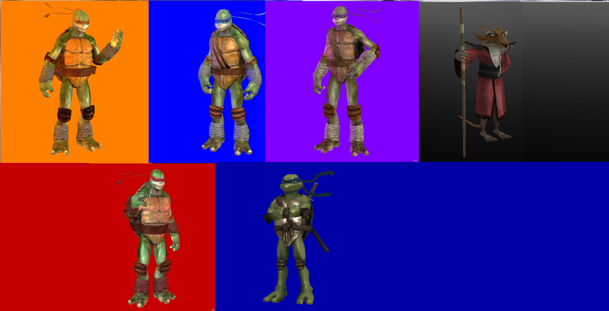 TMNT 3D Models Pack by Bost0n-KR33m on DeviantArt