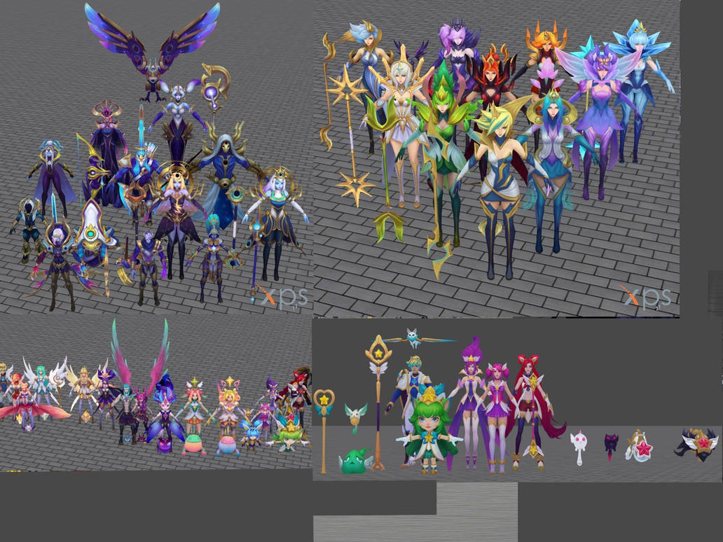 League Of Legends Series 3d Models by Bost0n-KR33m on DeviantArt