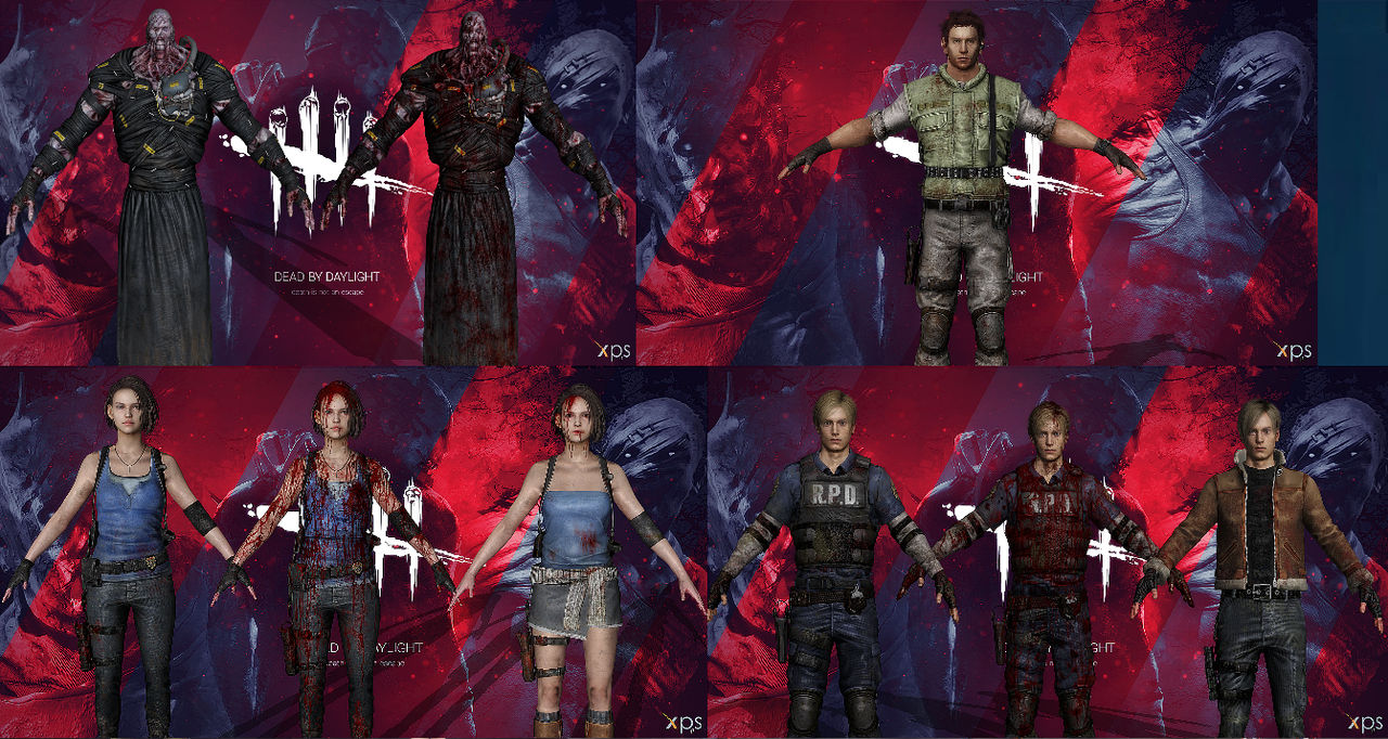 Dbd Models Dead by Daylight 3d models 2 by Bost0n-KR33m on DeviantArt