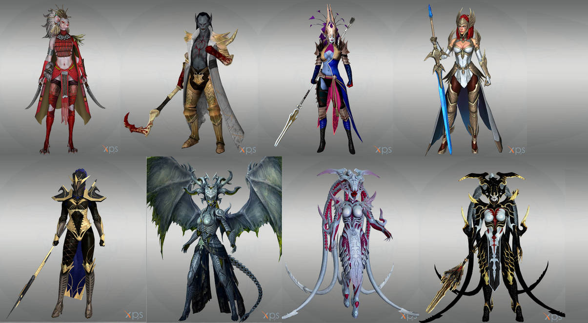 Raid Shadow legends 3d Models by Bost0n-KR33m on DeviantArt