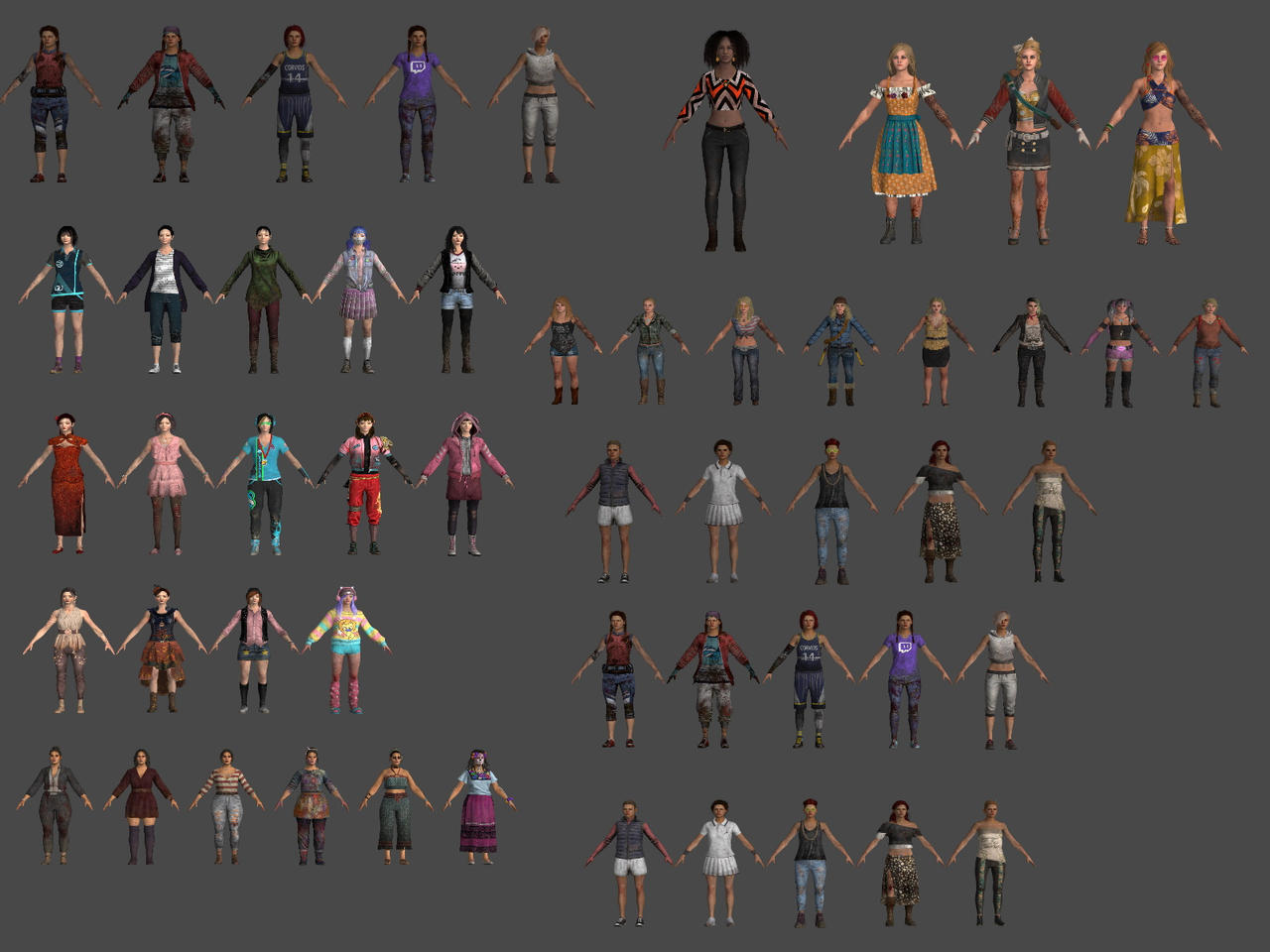 Dead By Daylight 3d Models 2 by Bost0n-KR33m on DeviantArt