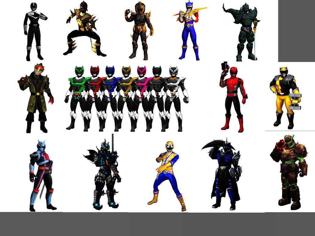 Power Rangers 3d Models Paxk 7 by Bost0n-KR33m on DeviantArt