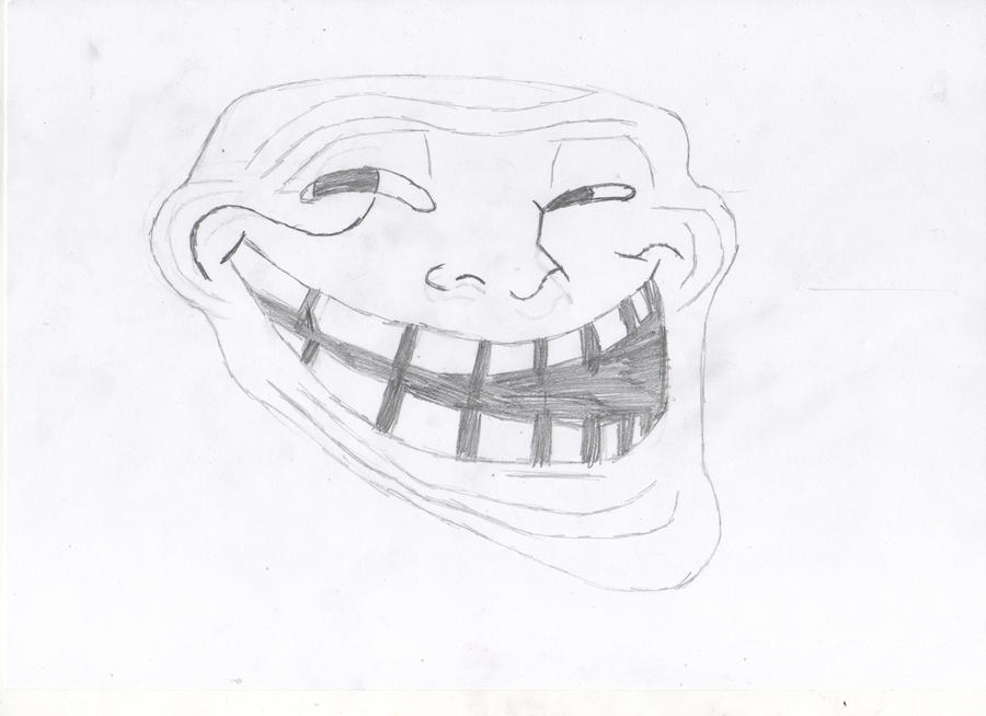 Trollface First Design Trollface by JudgeZarbi on DeviantArt