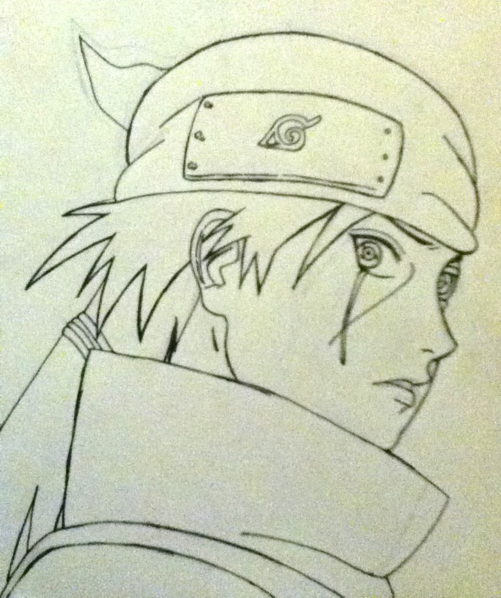 Itachi on Pole 15 Minute Speedrun Draw+Outline by Foberson on DeviantArt