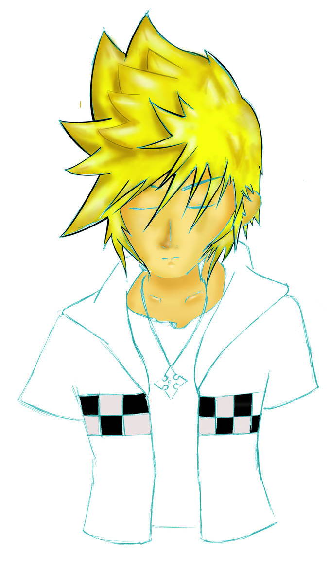 Roxas: Coloring Check by maki-san07 on DeviantArt