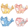 Whaling Adoptables - flat sale [1/4 OPEN]