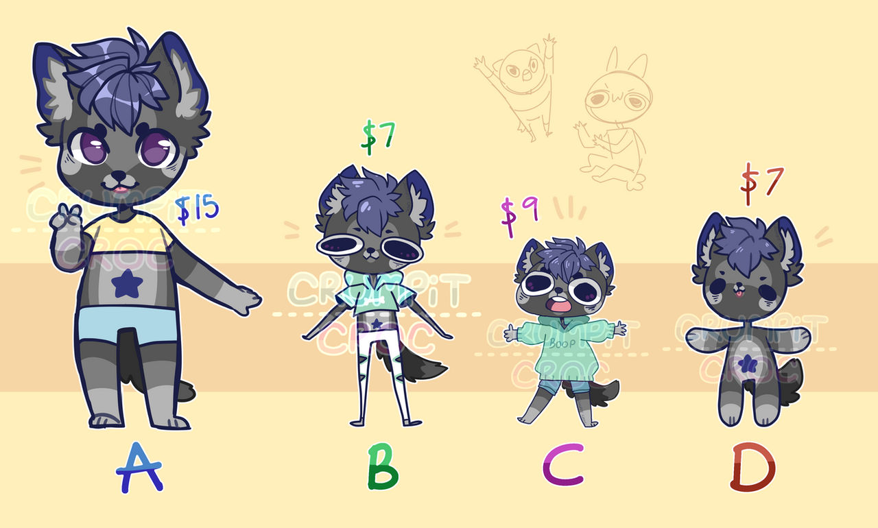 Chibi Commission Examples by CrumpitCroc on DeviantArt