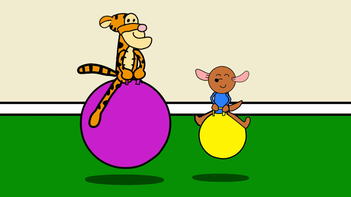 Tigger Rofl Tigger and Roo at Gym class by Jurriantheartkid on DeviantArt