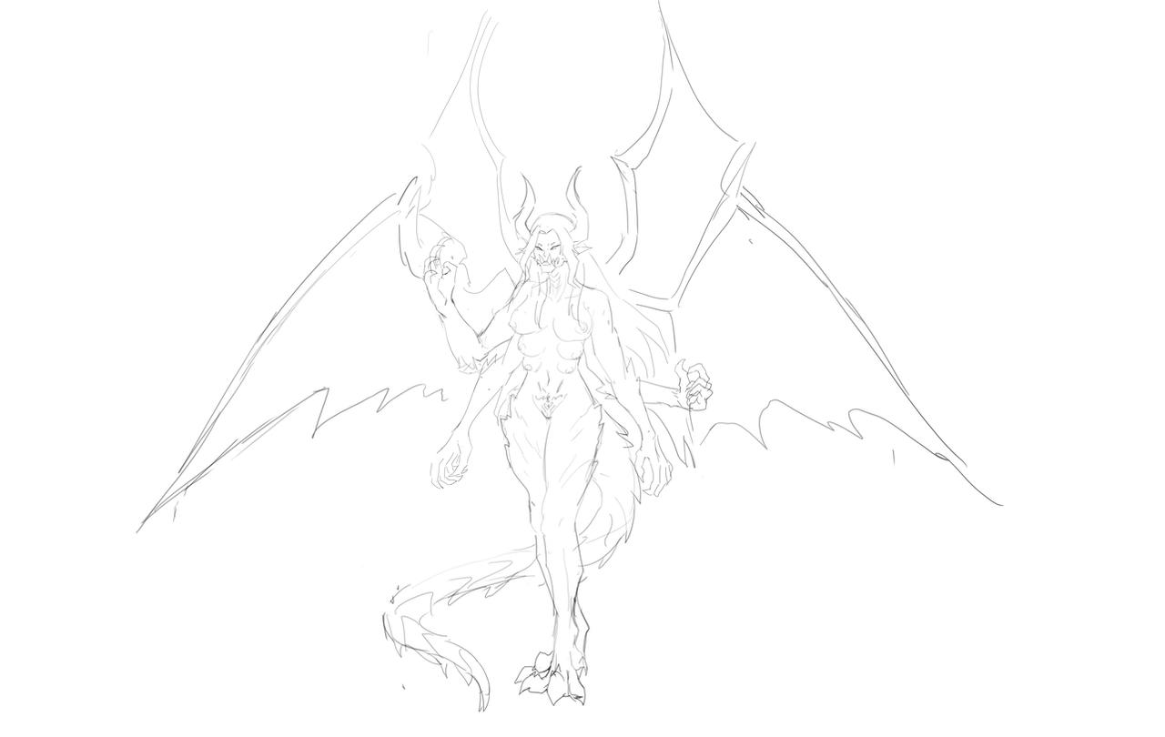 Lin Lin Final Form Succubus Form LinLin by zobbie265 on DeviantArt