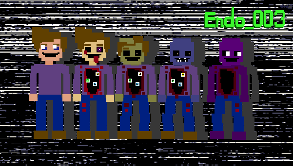 Fnf Minigame Michael Afton Sprite Sheet By Goldenrichard93 On ...