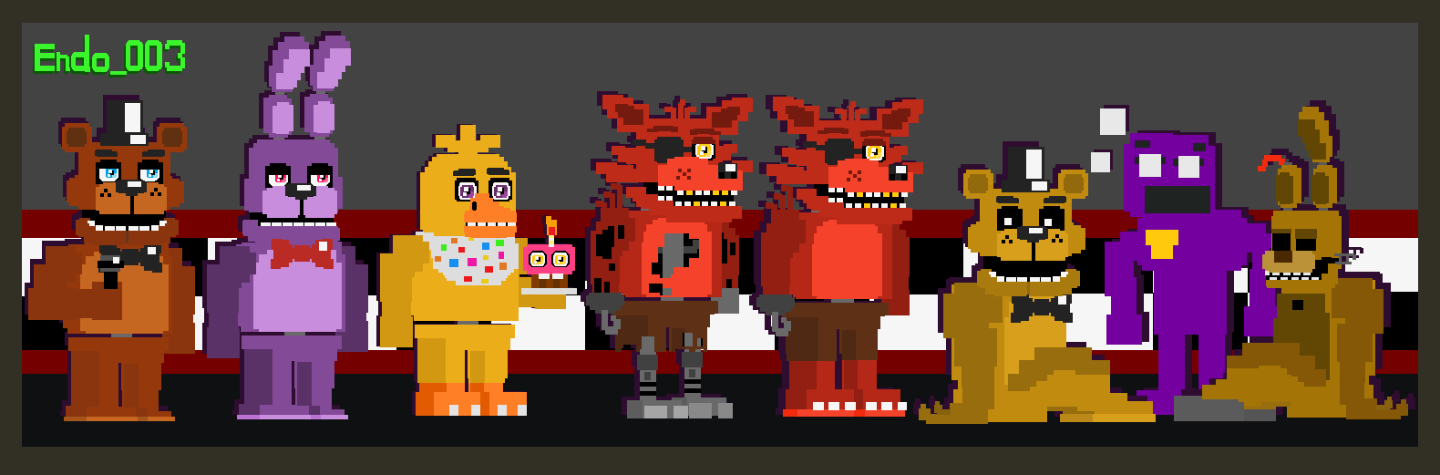 8Bit FNaF 2 Minigames by Mariorainbow6 on DeviantArt