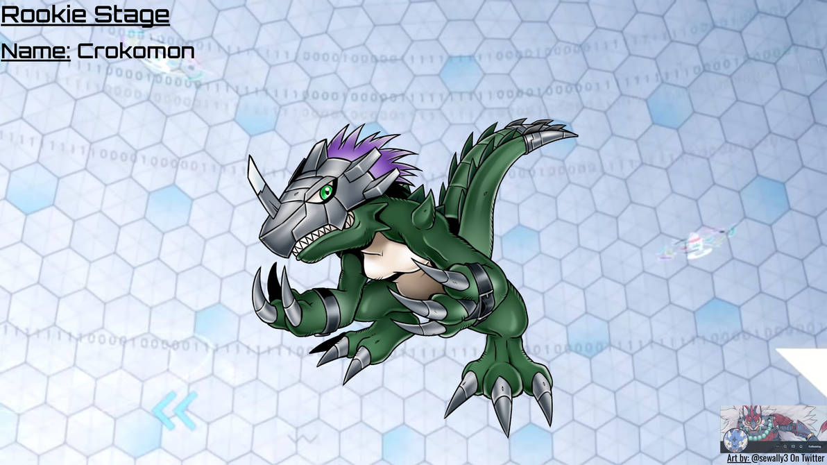 Digimon OC Rookie stage: Crokomon by Rover40 on DeviantArt