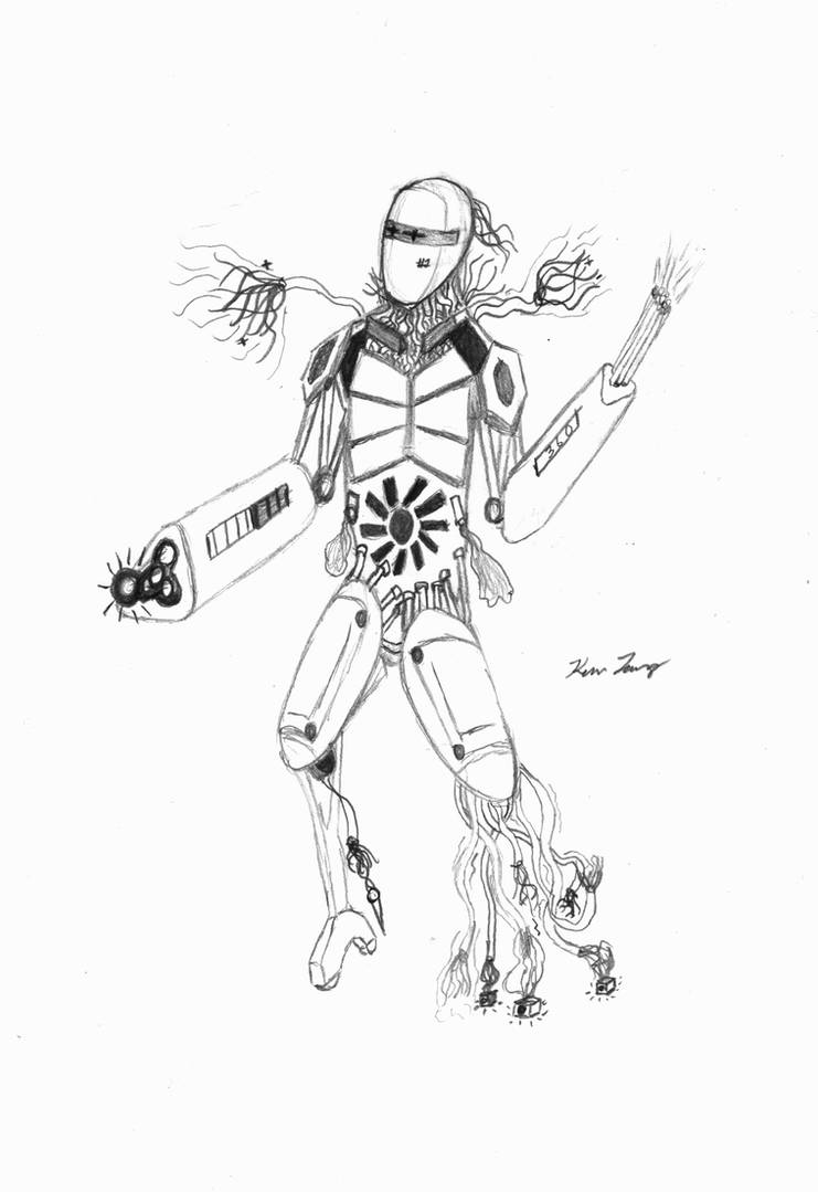 Cyborg Character Design by kjang on DeviantArt