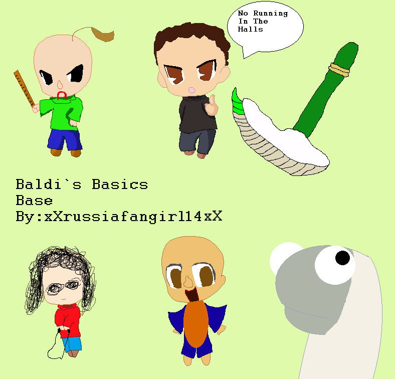 Baldi`s Basics by TheLittleArtMaster on DeviantArt