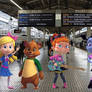 Goldie, Bear, Vampirina And Bridget At Shinkansen